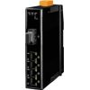 Single-mode 60 km, SC Connector, 4-port 10/100 Mbps with 1 fiber port Switch with Power Input +12 VDC ~ +48 VDC (RoHS)ICP DAS